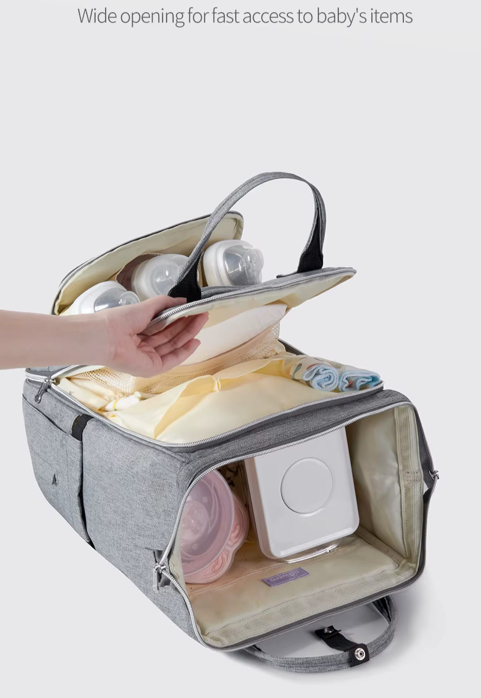 Travel Diaper Bag Backpack - Maternity Changing Bag 20L Large