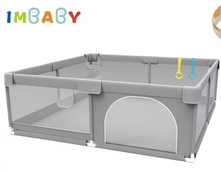 Baby Playground Ball Box with Pull Ring - Child Safety Barrier Fence