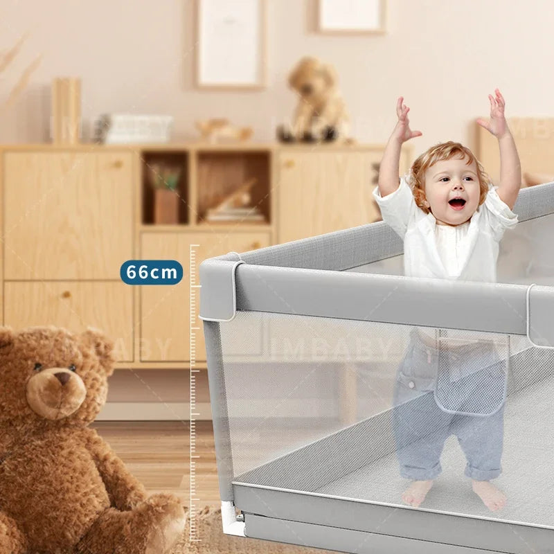 Baby Playground Ball Box with Pull Ring - Child Safety Barrier Fence