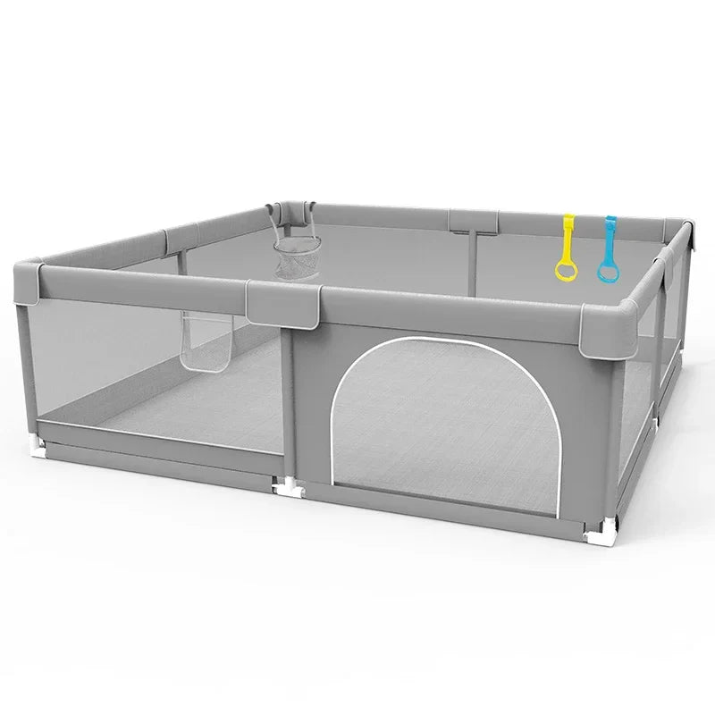 Baby Playground Ball Box with Pull Ring - Child Safety Barrier Fence