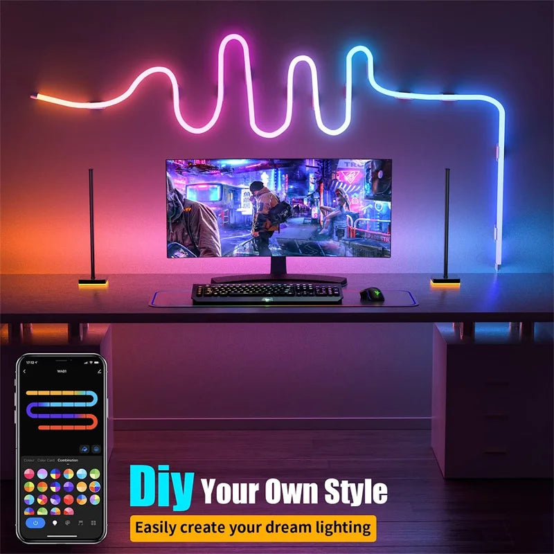 TUYA Neon LED Strip Lights 12-24V Silicone Rope Music Sync