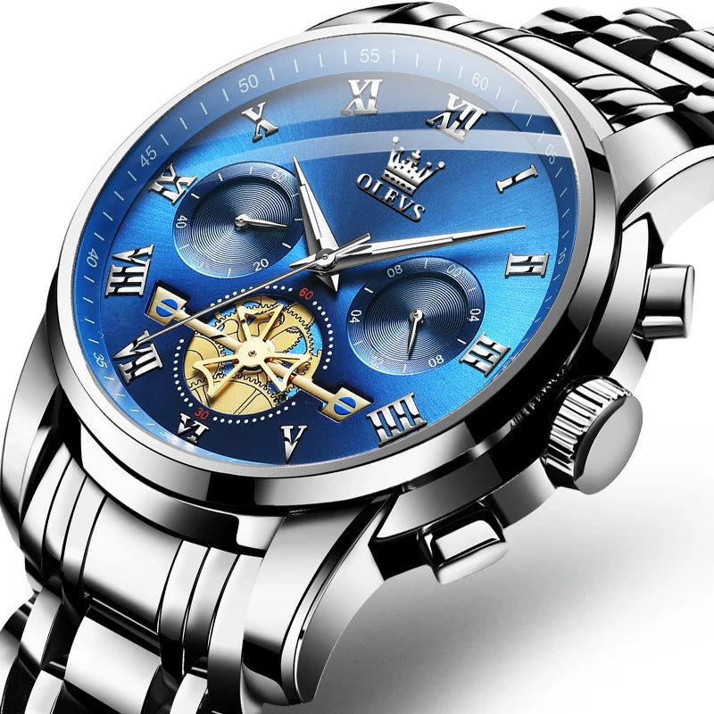 Classic Roman Men's Watches - Quartz Waterproof OLEVS