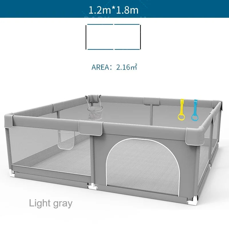 Baby Playground Ball Box with Pull Ring - Child Safety Barrier Fence
