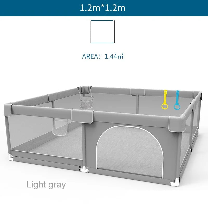 Baby Playground Ball Box with Pull Ring - Child Safety Barrier Fence