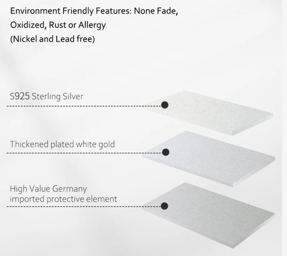 Engagement Ring VVS1 Moissanite14K Yellow Gold Plated 925 For Woman - Regal Allure