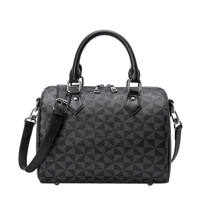 Women Vintage Boston Bags Designer Pattern
