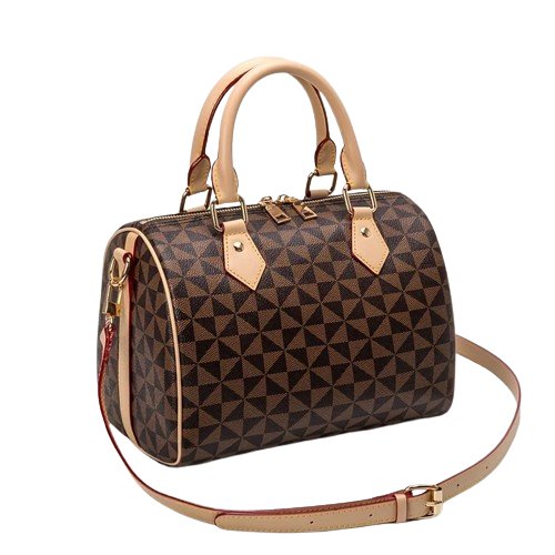 Women Vintage Boston Bags Designer Pattern