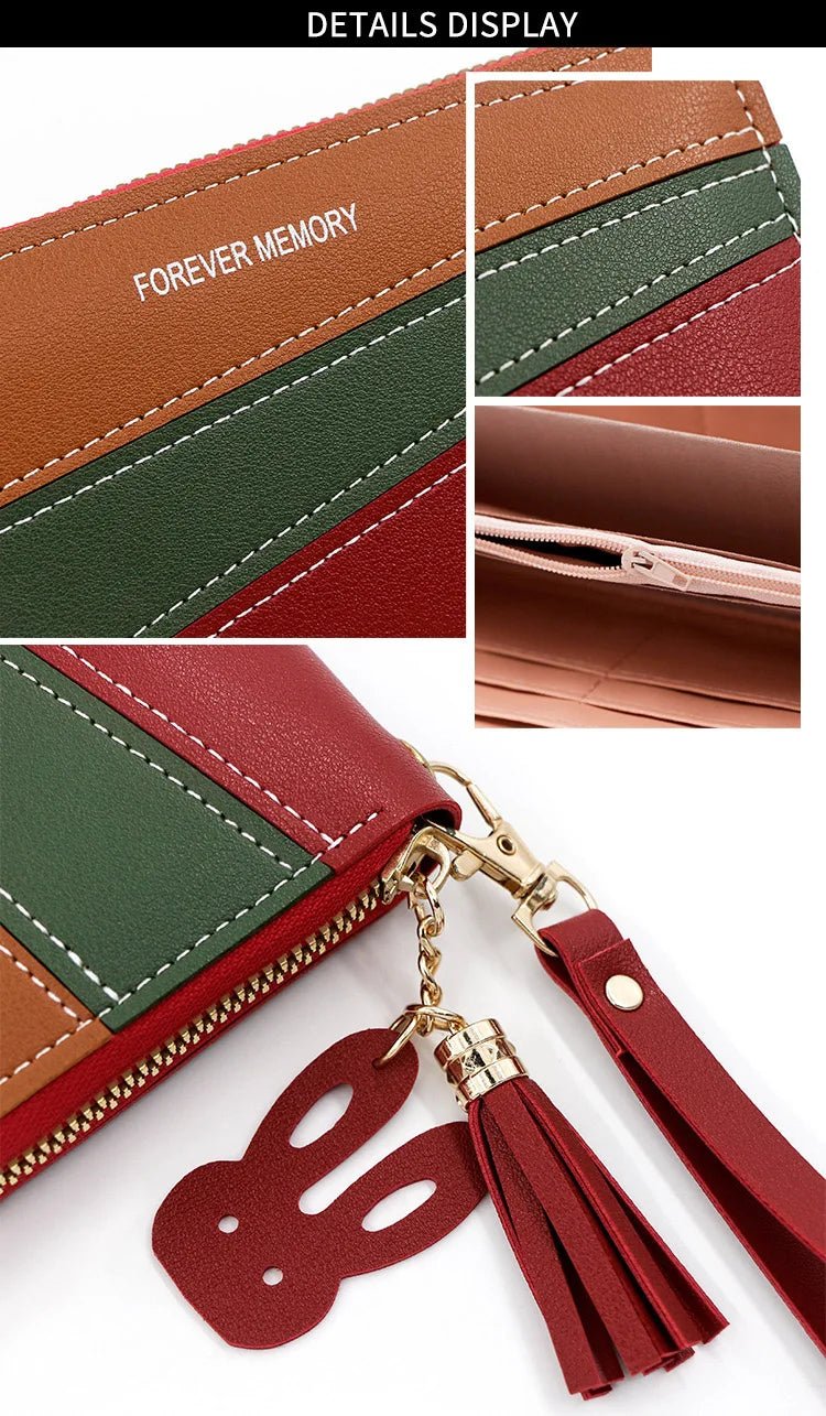 Women Purse Long Multi-Functional Clutch - Regal Allure