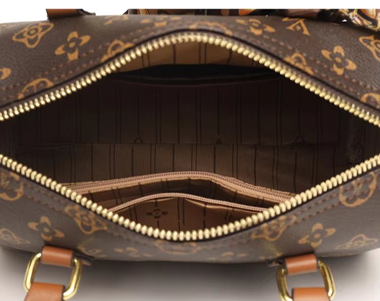 Women Vintage Boston Shoulder & Handbag - High Quality PU Leather - Regal Allure