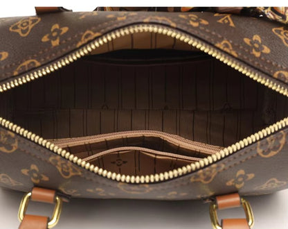Women Vintage Boston Shoulder & Handbag - High Quality PU Leather - Regal Allure