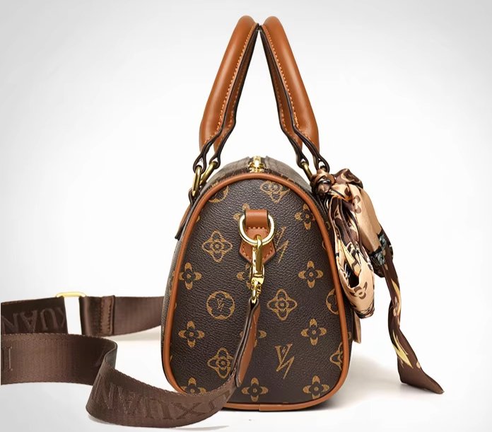 Women Vintage Boston Shoulder & Handbag - High Quality PU Leather - Regal Allure